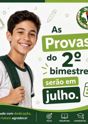 As Provas chegaram